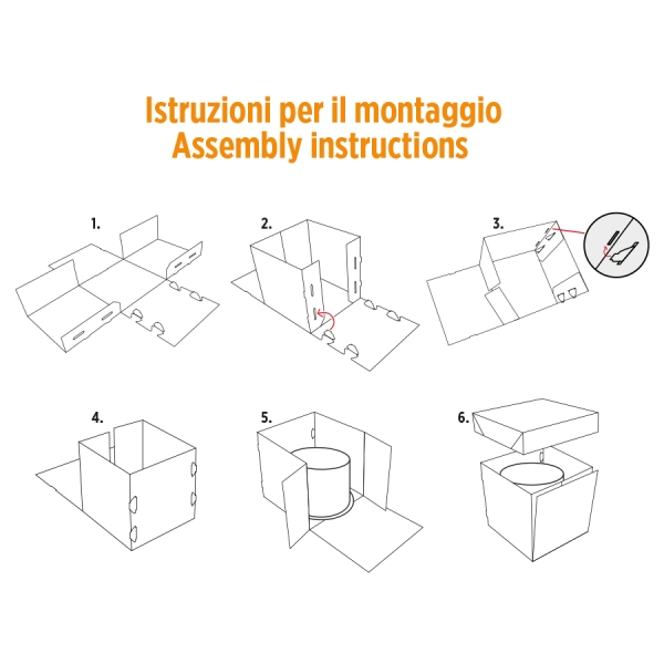 Cake Box - 40.5 x 60.5 x 28.5cm